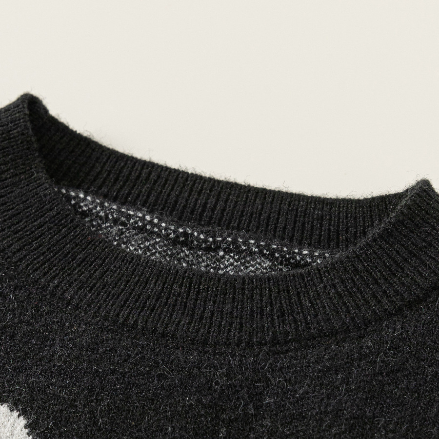 童裝女童馬甲印花圓領中小童無袖上衣春季新品毛線兒童背心