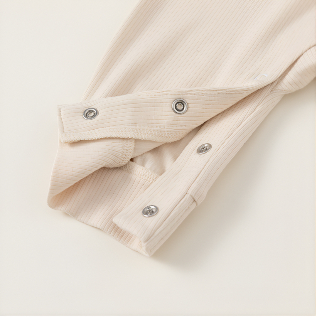 兒童純色連體衣簡約童裝春秋新品男女童爬服外穿嬰幼兒衣服