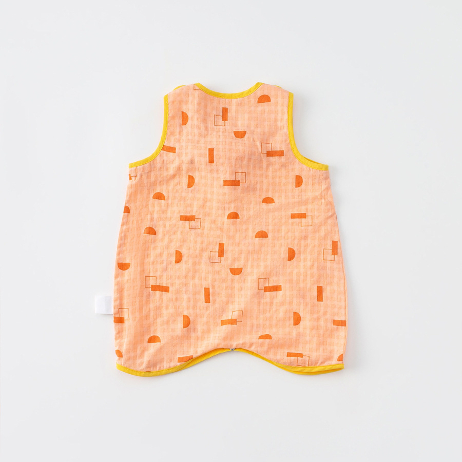 夏季韩系哈衣男女薄款无袖包屁衣儿童连体衣婴童纳凉爬爬服