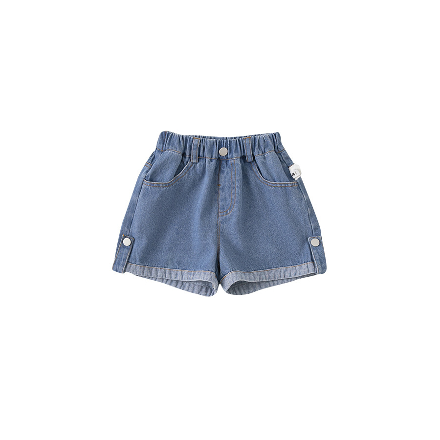 童裝兒童褲子夏季新品女童休閒短褲寶寶牛仔褲時尚