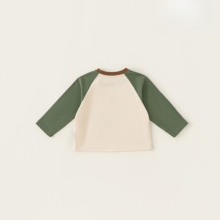 童裝春秋女寶寶長袖T恤秋裝男童上衣卡通印花打底衫娃娃衫