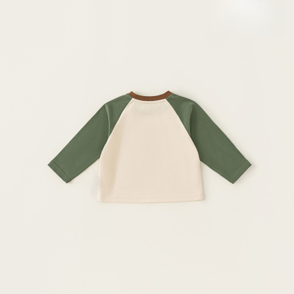 童裝春秋女寶寶長袖T恤秋裝男童上衣卡通印花打底衫娃娃衫