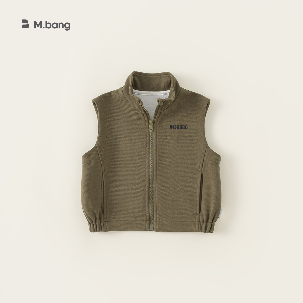 童裝兒童馬甲秋季中小童坎肩百搭馬夾開衫外穿寶寶拉鍊衫