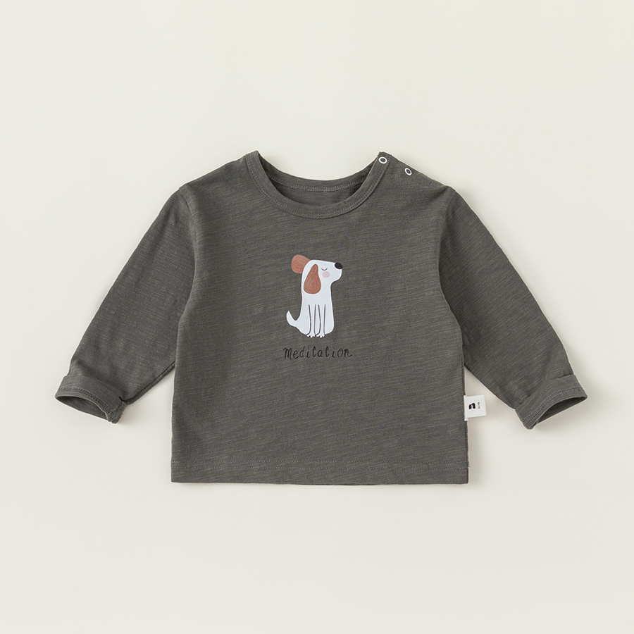 童裝兒童圓領T恤嬰童卡通印花上衣2025春裝寶寶套頭衫