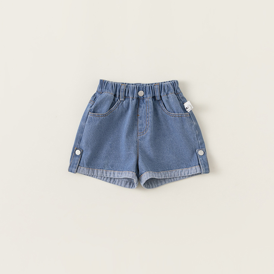 童裝兒童褲子夏季新品女童休閒短褲寶寶牛仔褲時尚