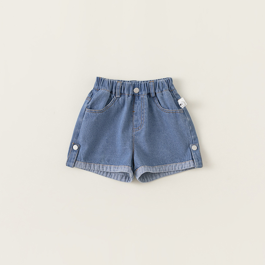 童裝兒童褲子夏季新品女童休閒短褲寶寶牛仔褲時尚