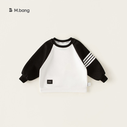 童裝秋款兒童上衣T恤男童拼色插肩袖衣服休閒學院風兒童長袖