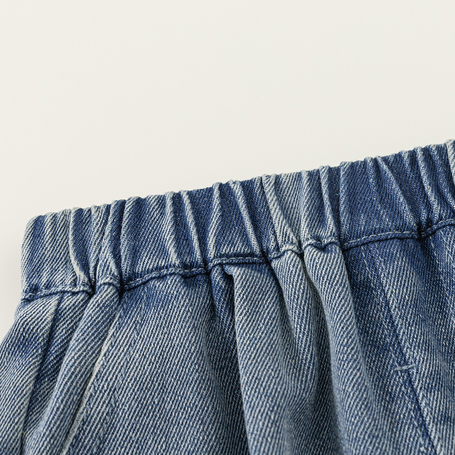 童裝秋款兒童褲子新品長褲男孩子束腳褲女童休閒褲寬鬆牛仔褲