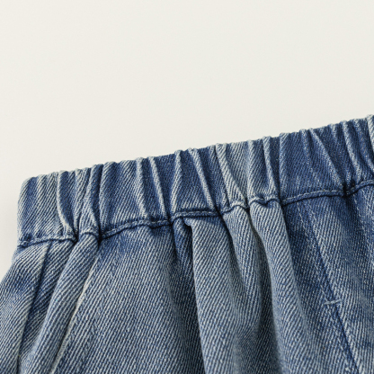 童裝秋款兒童褲子新品長褲男孩子束腳褲女童休閒褲寬鬆牛仔褲