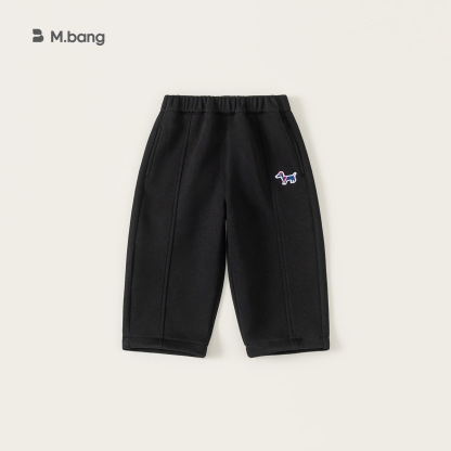 童裝女童長褲春季新品卡通兒童直筒褲小童衛褲百搭男童褲子