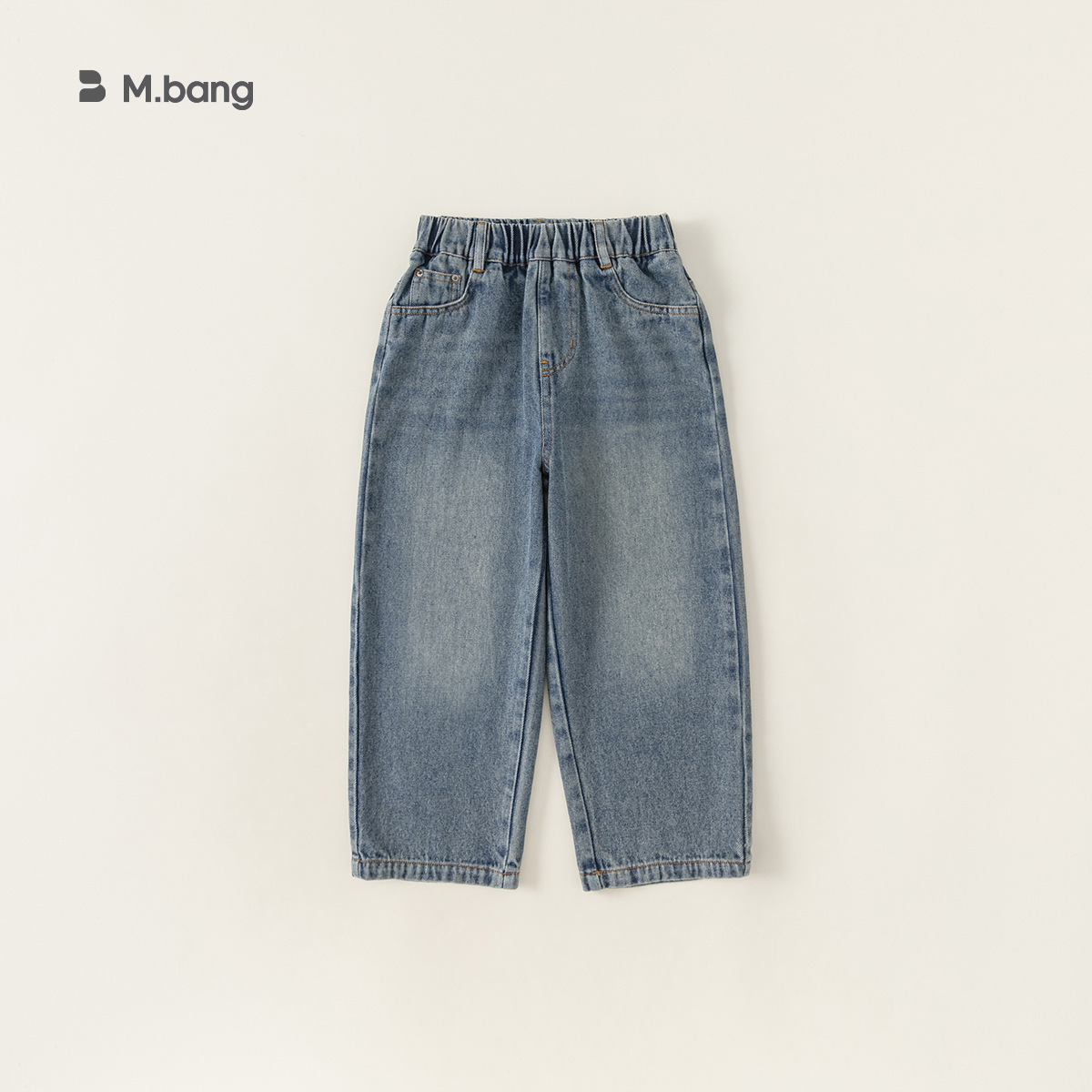 童裝男童長褲百搭韓版褲子中大童秋款新款女童直筒休閒牛仔褲