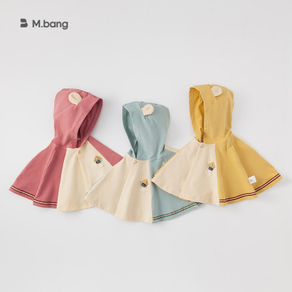 春秋季韓版新品女童連帽寶寶披風斗篷嬰童外出服男童衣服