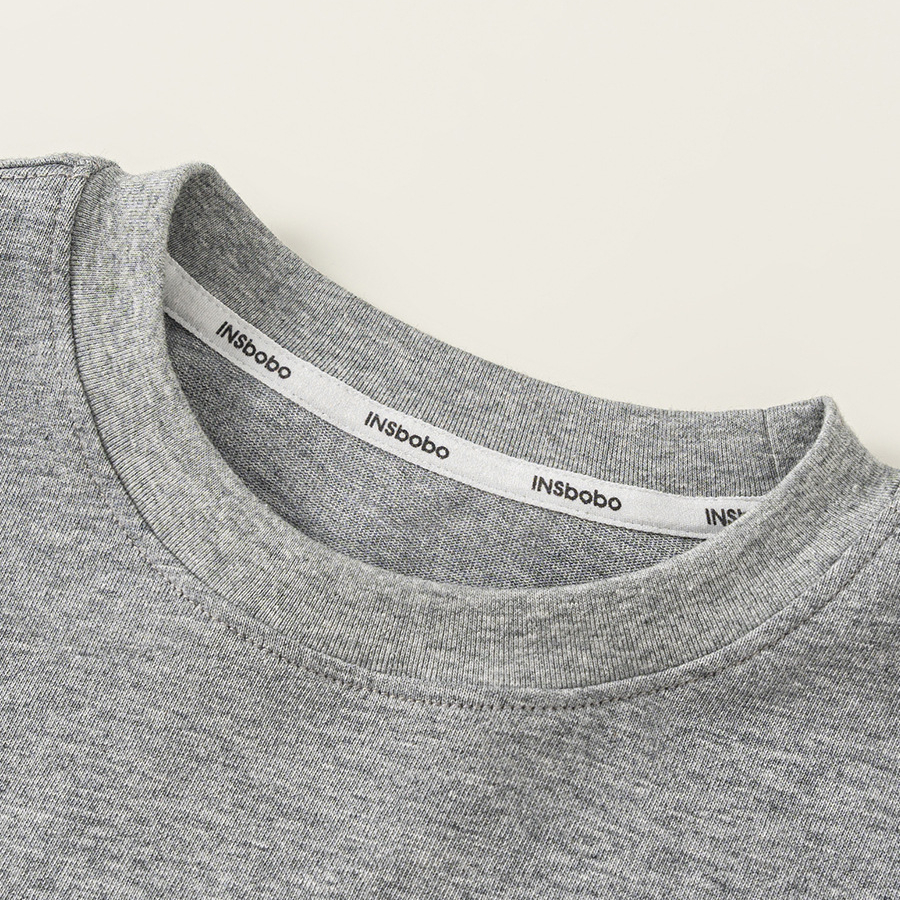 童裝兒童秋季上衣假兩件T恤拼色衣服男孩子繡標內搭男童長袖