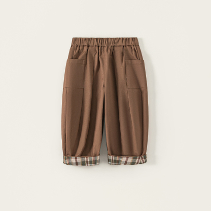 童裝男童褲子秋季新款兒童休閒褲女童褲子洋氣兒童衣服