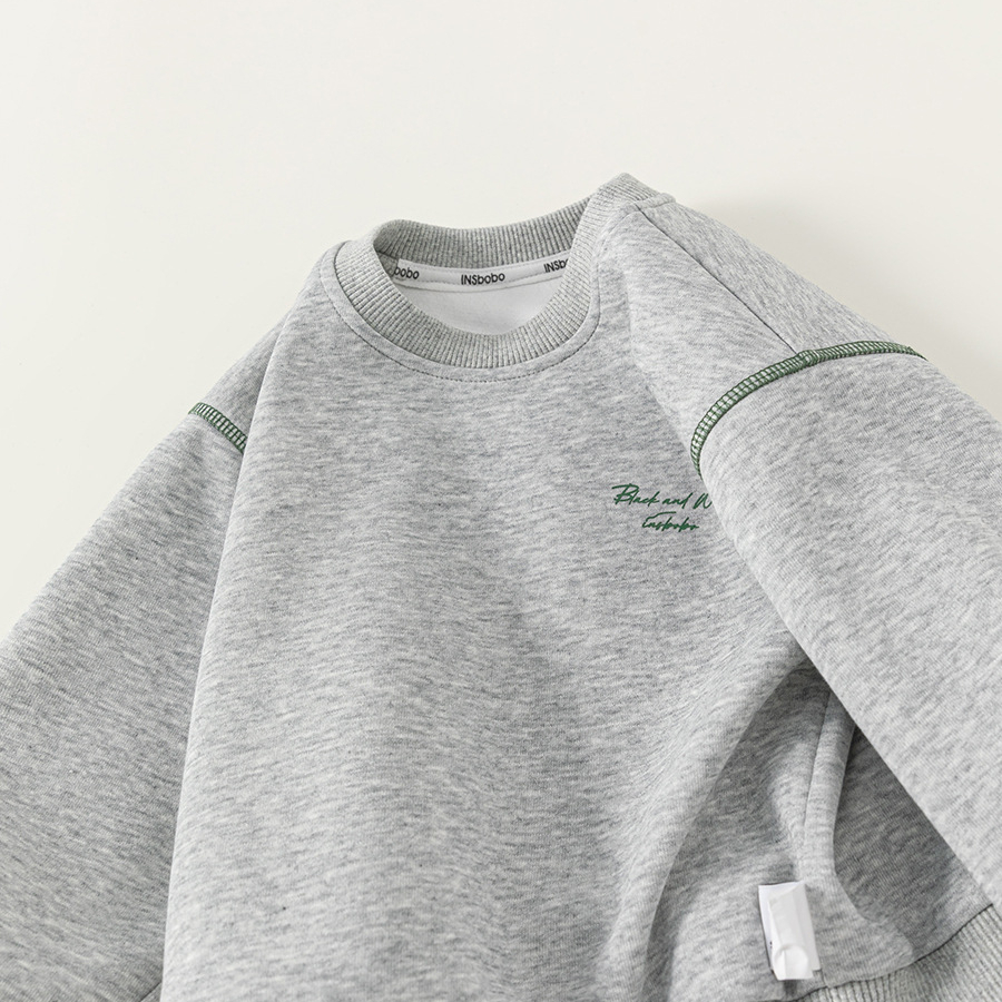 童裝秋季寶寶洋氣上衣百搭新款春秋男寶衣服兒童長袖男童衛衣