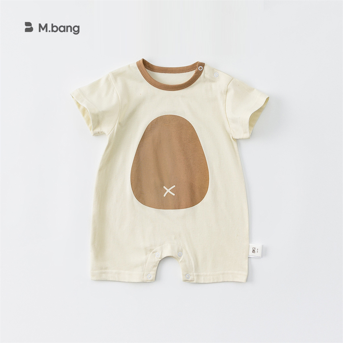 童裝夏季薄款男女童卡通爬服兒童連體衣嬰童