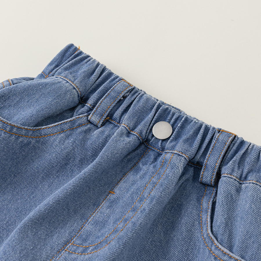 童裝兒童褲子夏季新品女童休閒短褲寶寶牛仔褲時尚