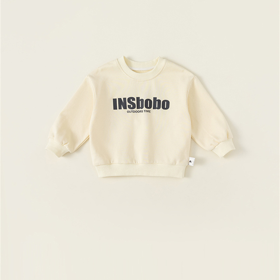 童裝女童衛衣一體絨加厚小童套頭衫內搭冬季新品男童上衣潮