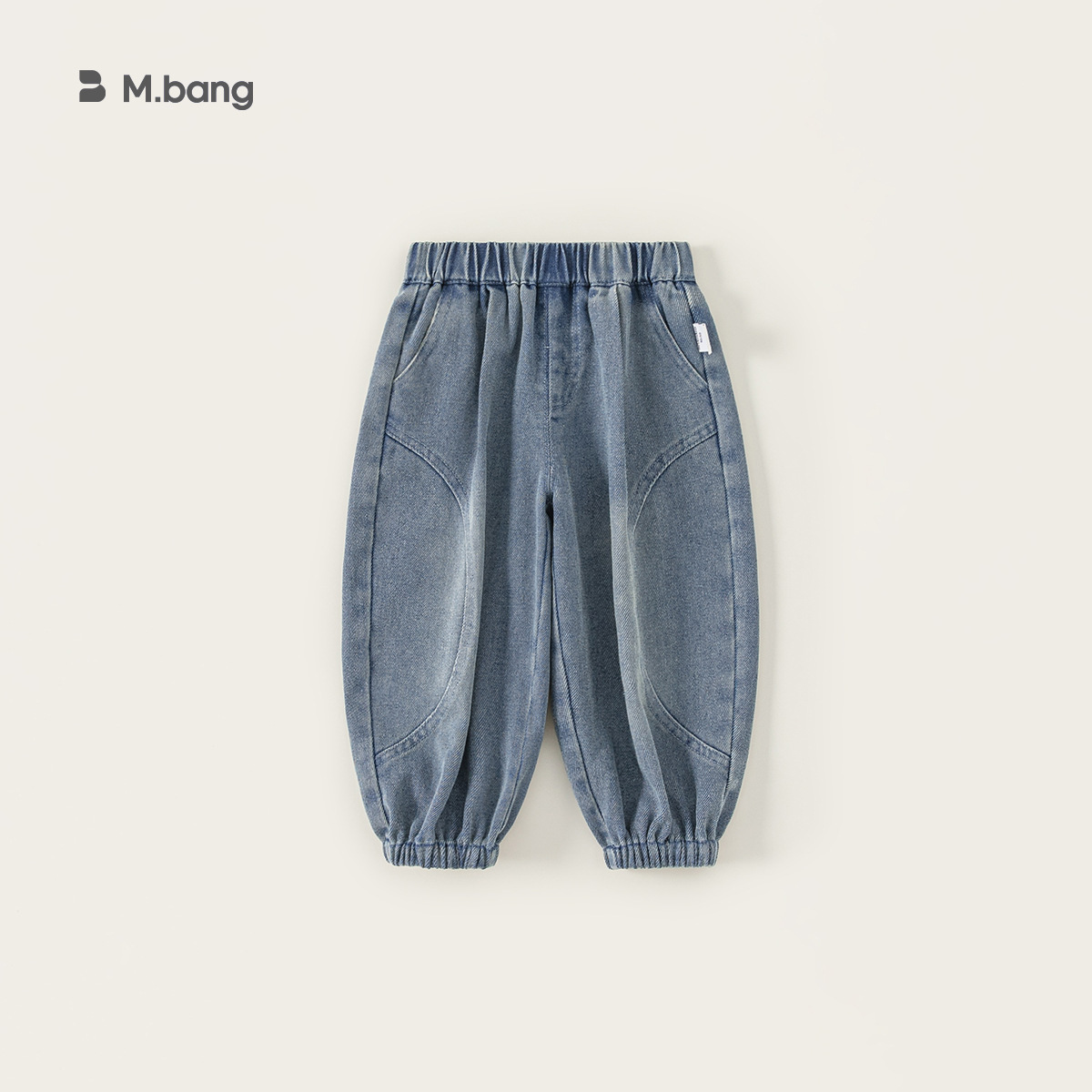 童裝秋款兒童褲子新品長褲男孩子束腳褲女童休閒褲寬鬆牛仔褲