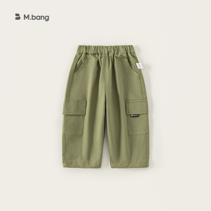 童裝女童褲子春秋季新款男童工裝褲秋裝兒童休閒褲子長褲潮