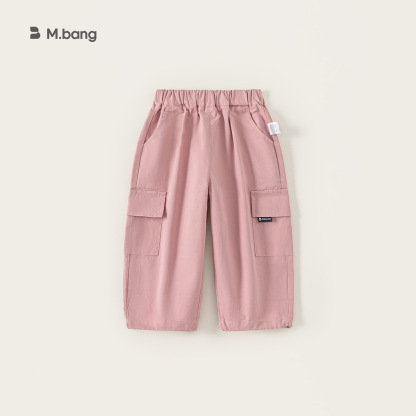 童裝女童褲子春秋季新款男童工裝褲秋裝兒童休閒褲子長褲潮