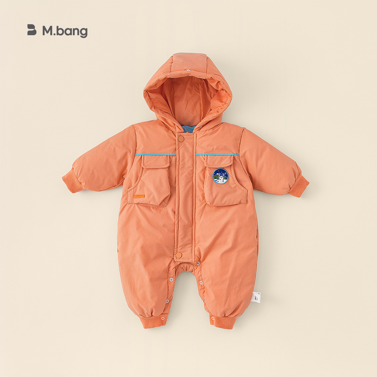 冬季休閒男女寶寶連體衣90白鴨絨兒童羽絨服嬰童