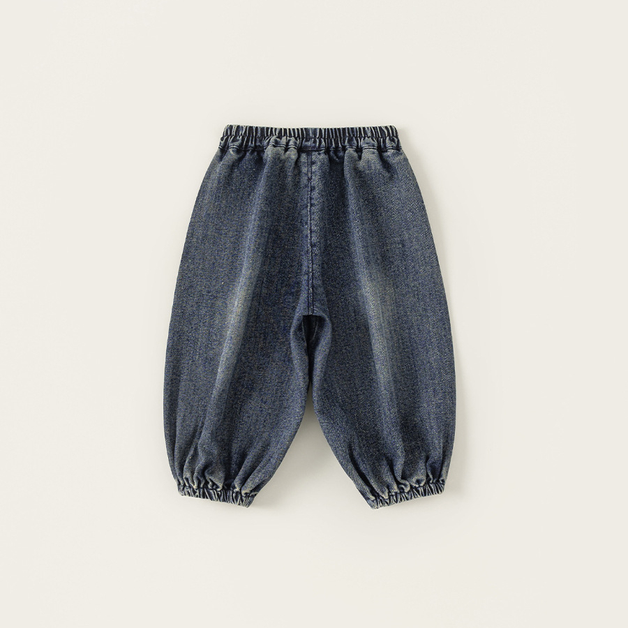 童裝男童牛仔褲春季新品兒童束腳褲帥氣中小童褲子寶寶長褲