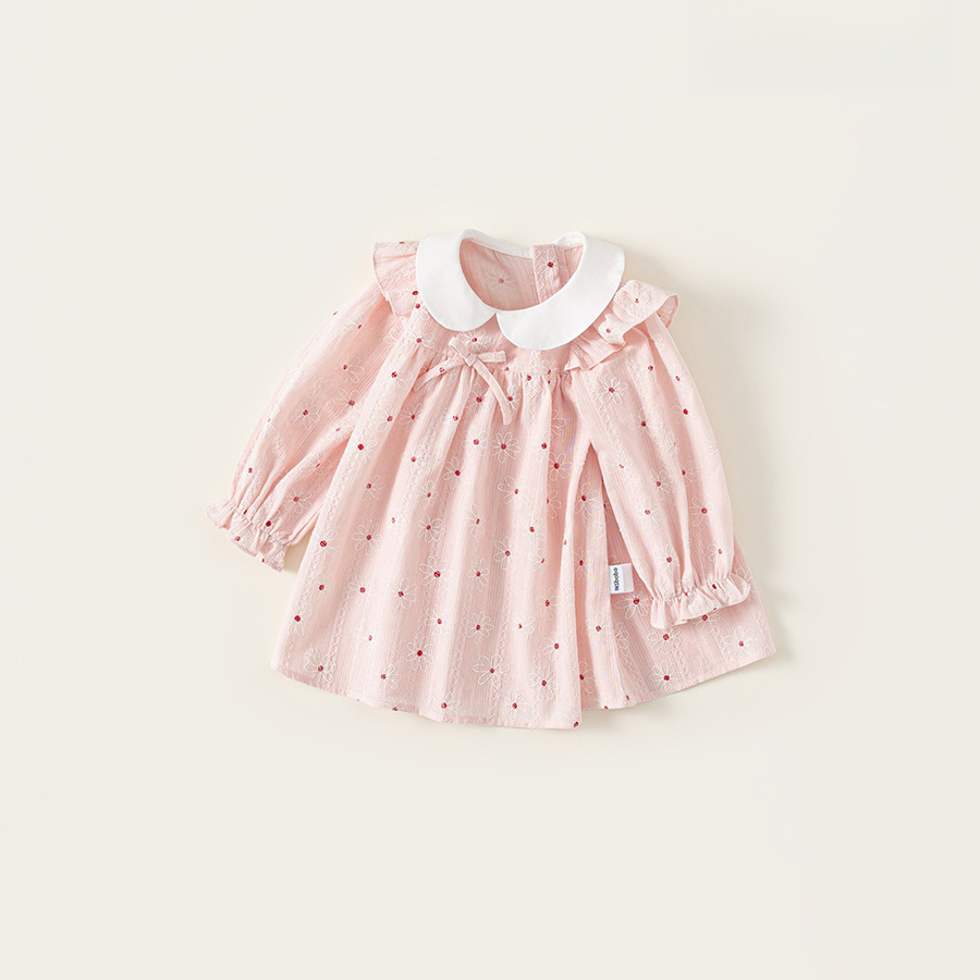 公主裙女童秋款童裙甜美a字裙週歲裙子女寶寶長袖連衣裙