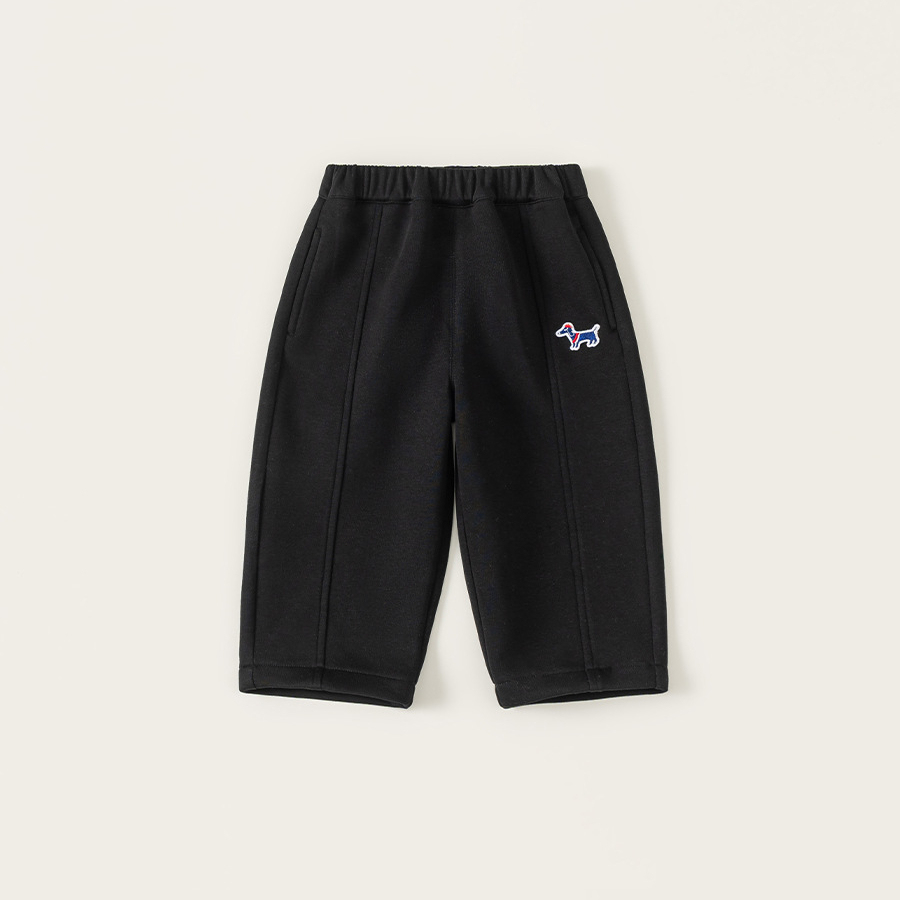 童裝女童長褲春季新品卡通兒童直筒褲小童衛褲百搭男童褲子