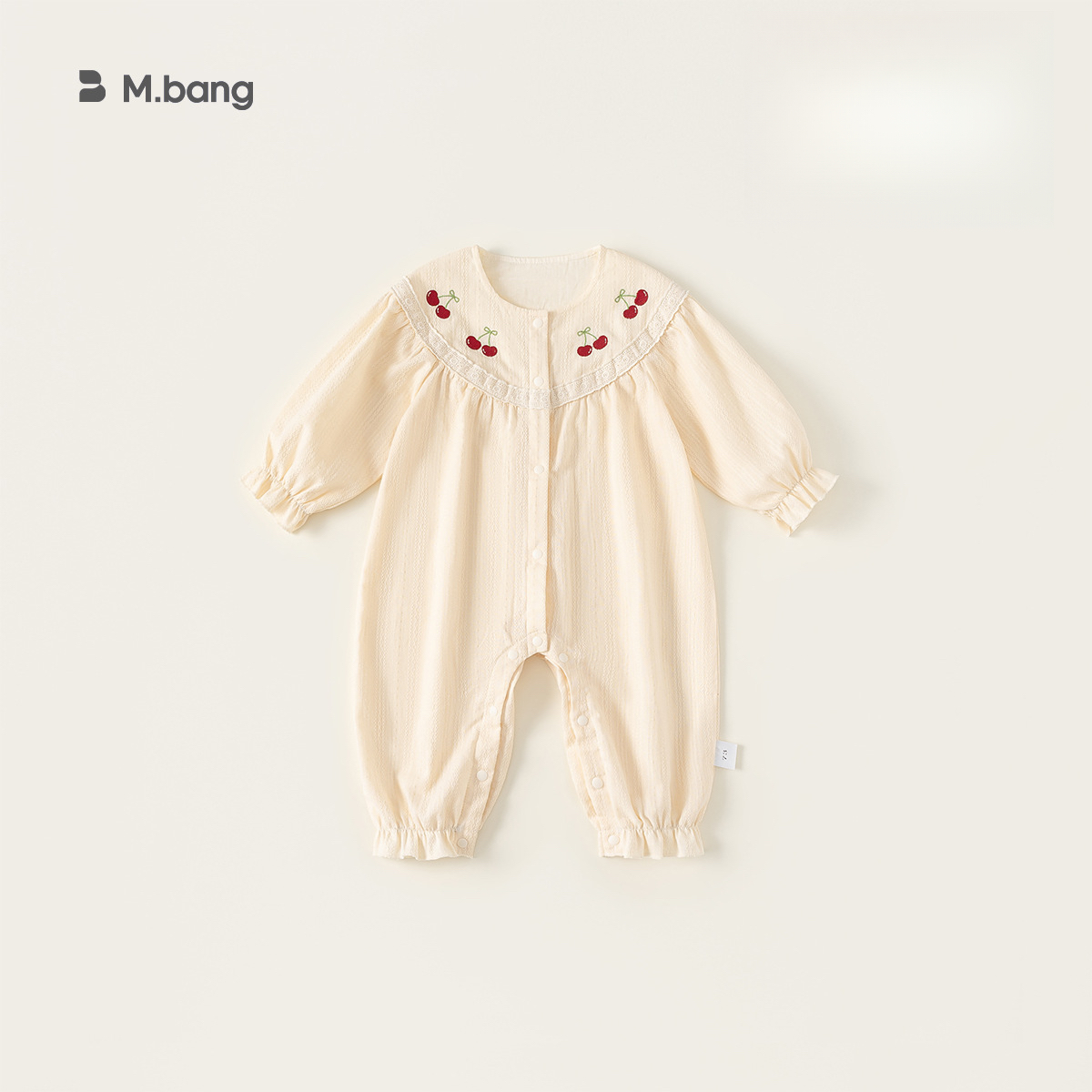 秋款兒童衣服簡約繡花秋裝新生兒童裝女寶寶連體衣女童爬服