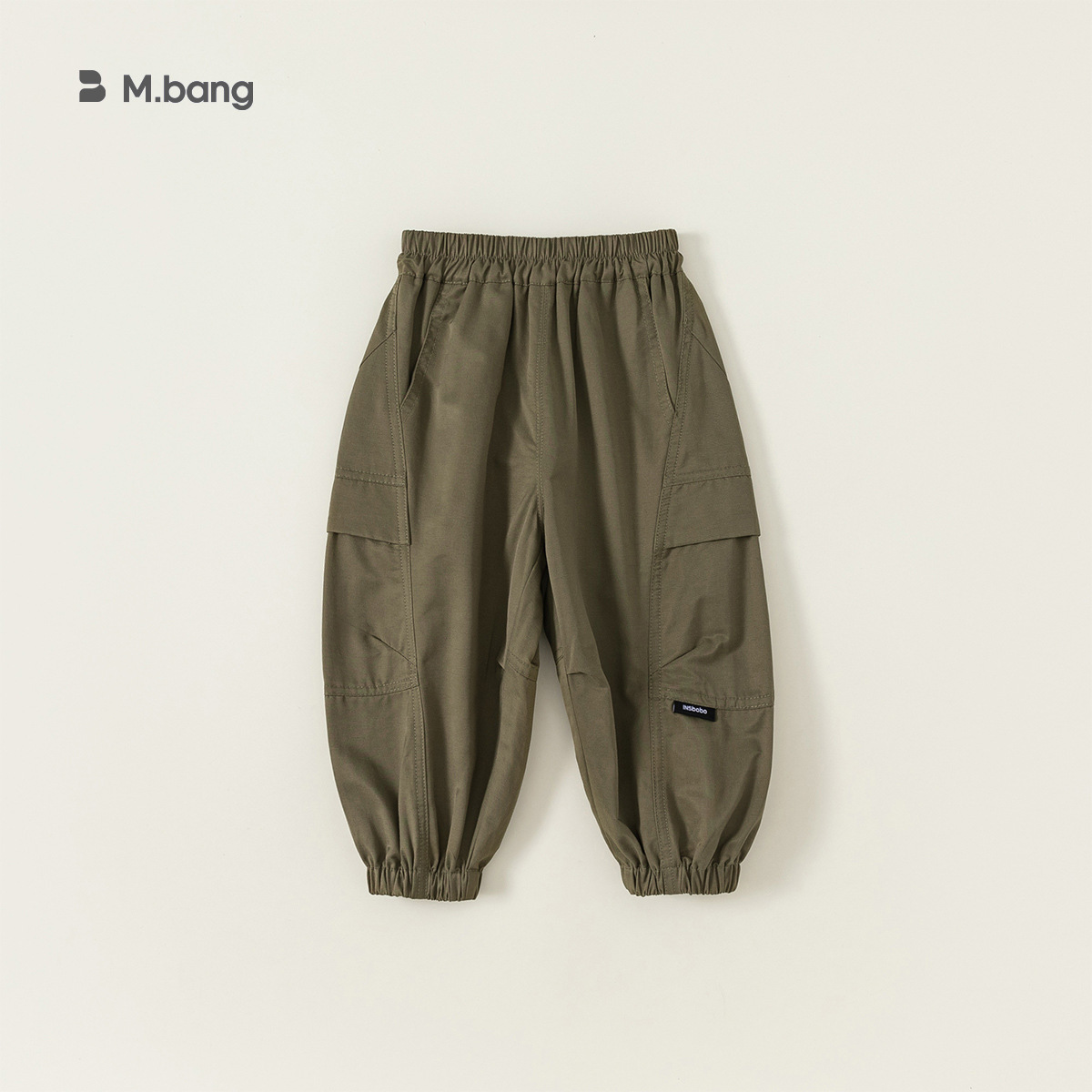 童裝春秋新品兒童工裝褲男童長褲休閒女童褲子小童束腳褲