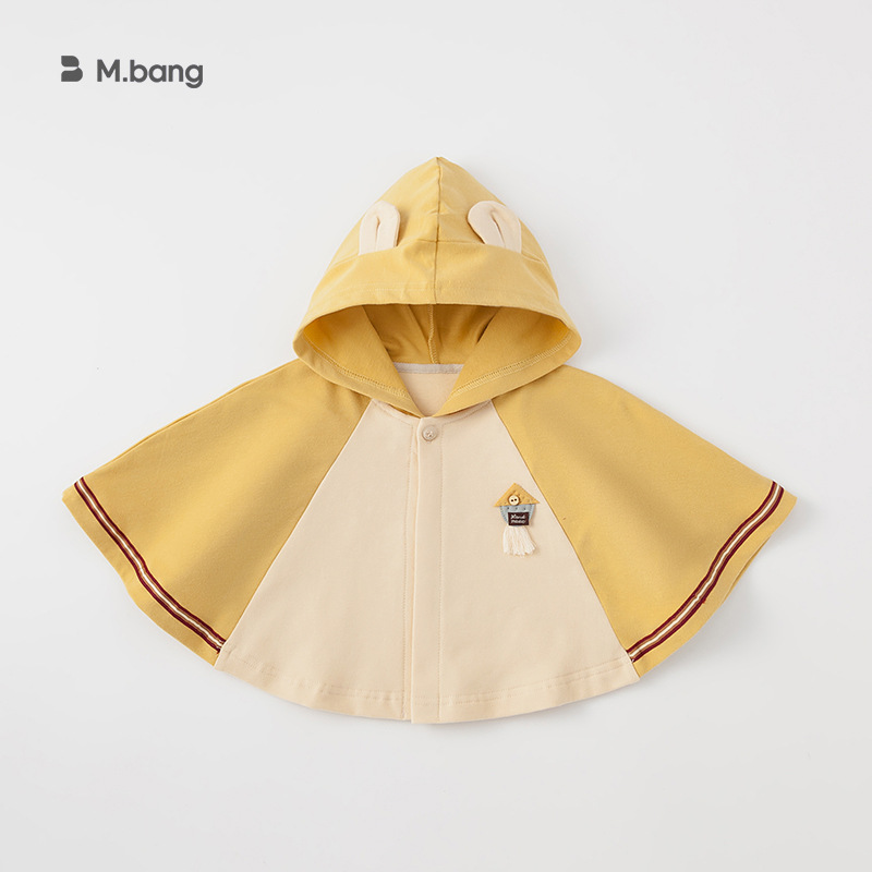 春秋季韓版新品女童連帽寶寶披風斗篷嬰童外出服男童衣服