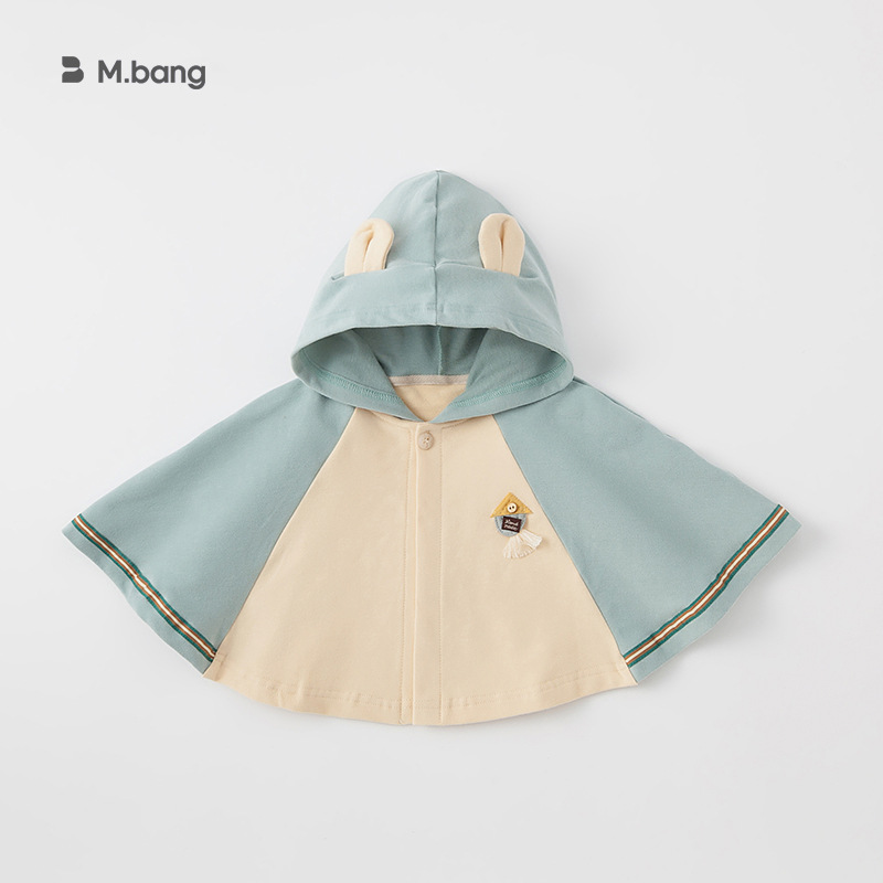 春秋季韓版新品女童連帽寶寶披風斗篷嬰童外出服男童衣服