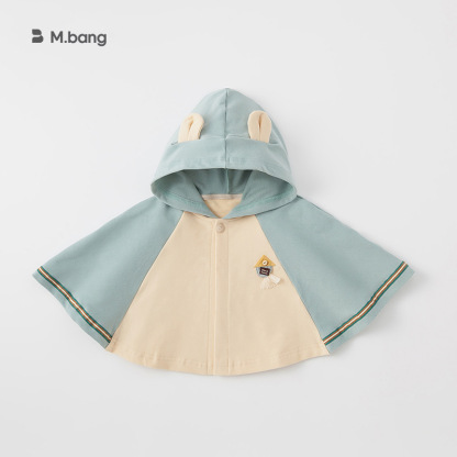 春秋季韓版新品女童連帽寶寶披風斗篷嬰童外出服男童衣服