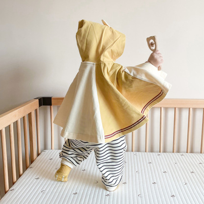 春秋季韓版新品女童連帽寶寶披風斗篷嬰童外出服男童衣服