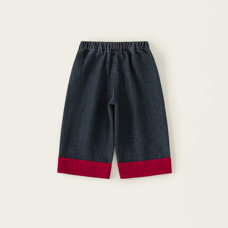 童裝女童牛仔褲年春季兒童直筒褲中小童百搭男童休閒褲子