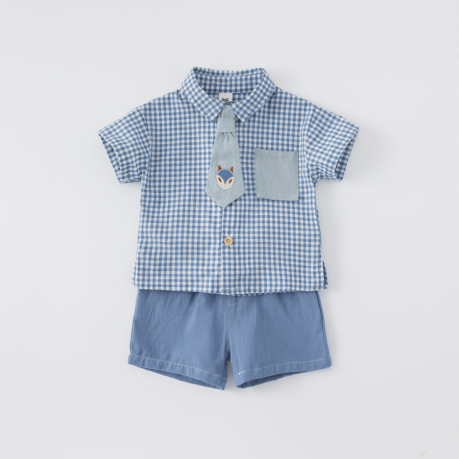 童裝男童夏裝套裝帥氣寶寶洋氣短袖韓版童裝潮休閒