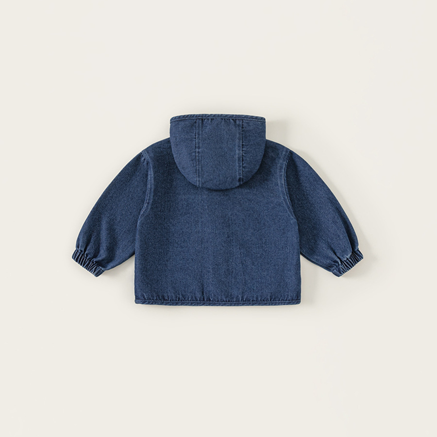 童裝兒童上衣秋款衣服蘑菇刺繡女童長袖女孩子牛仔衣休閒外套