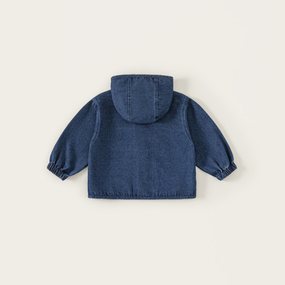 童裝兒童上衣秋款衣服蘑菇刺繡女童長袖女孩子牛仔衣休閒外套