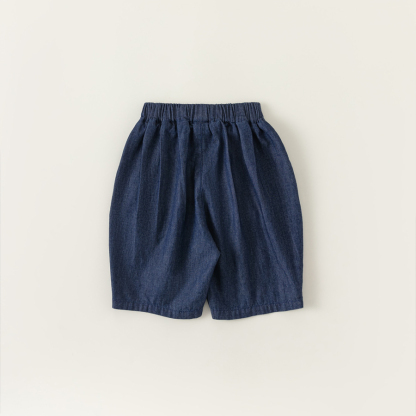 童裝男童褲子休閒兒童牛仔褲夏季外穿寶寶短褲寬鬆潮