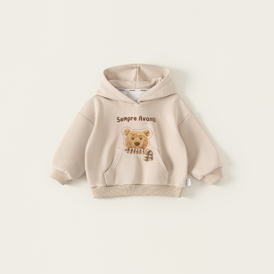 童裝秋季新品兒童上衣中小童衣服秋裝長袖男童連帽衛衣