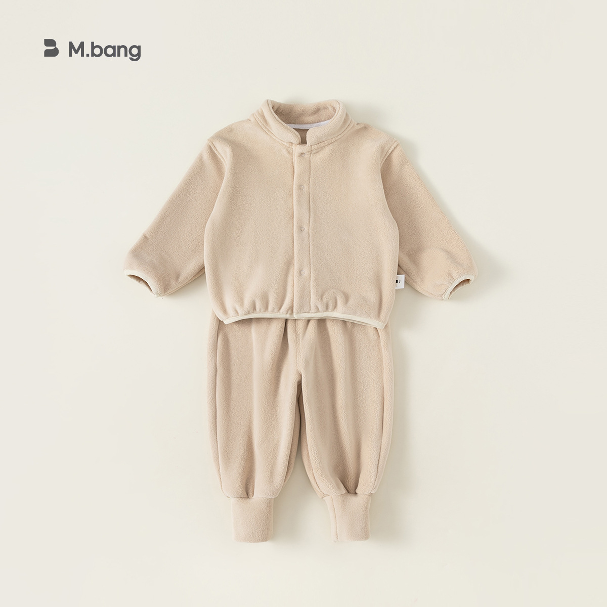 兒童秋季衛衣兩件套男童雙面絨寶寶加絨長褲套裝小童家居服