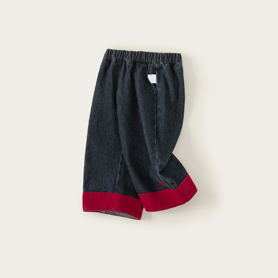 童裝女童牛仔褲年春季兒童直筒褲中小童百搭男童休閒褲子