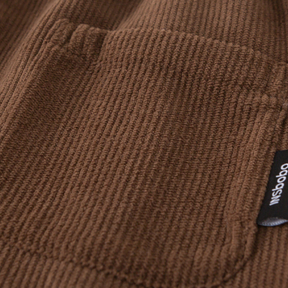 童裝冬款中大童直筒褲保暖長褲純色兒童褲子簡約男童燈芯絨褲