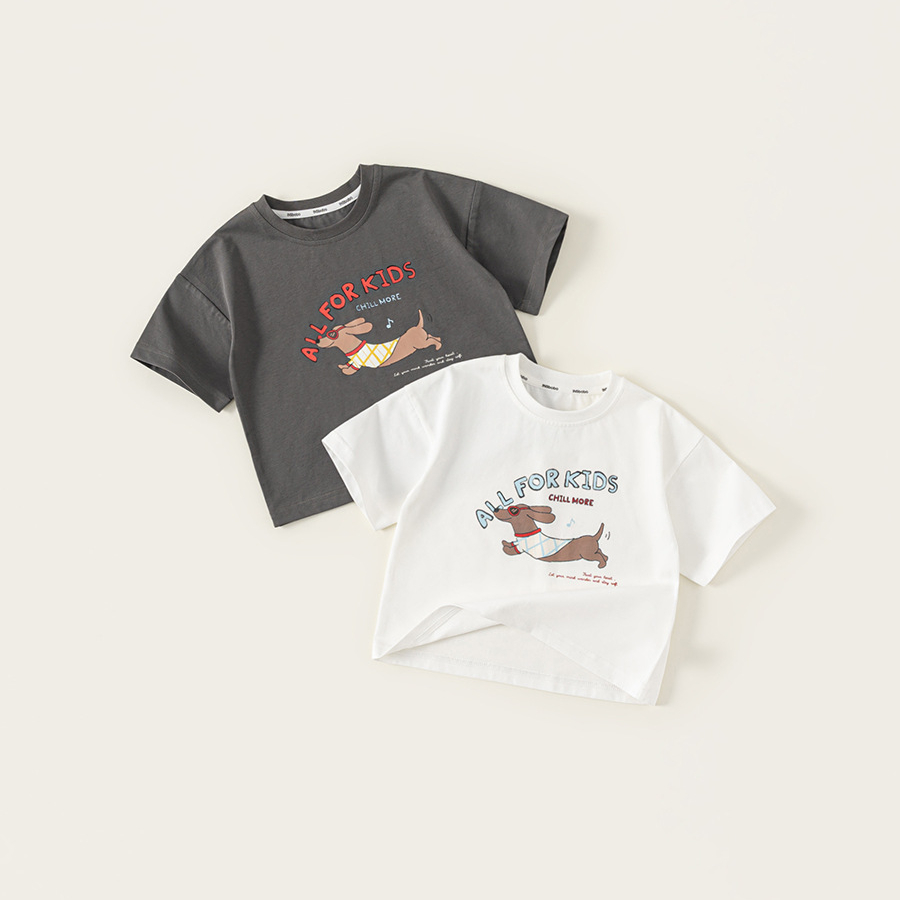 童裝男孩子夏款新品兒童上衣薄款男童短袖T恤圓領寶寶童裝