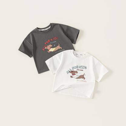 童裝男孩子夏款新品兒童上衣薄款男童短袖T恤圓領寶寶童裝