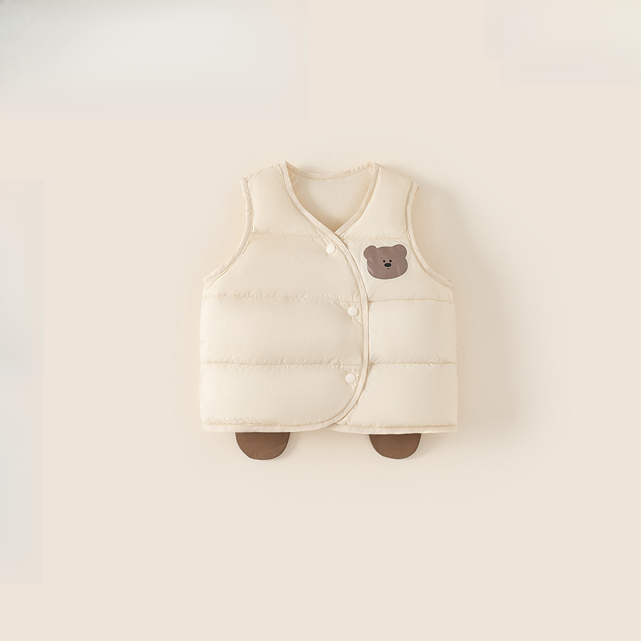 童裝男童羽絨馬甲秋冬嬰兒女寶寶坎肩羽絨服背心馬夾保暖外套