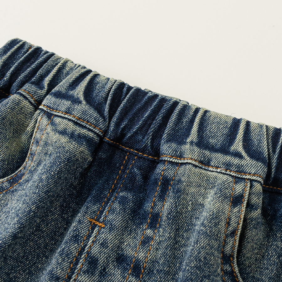 童裝女童牛仔褲春季新品潮流小童喇叭褲百搭兒童褲子寶寶長褲