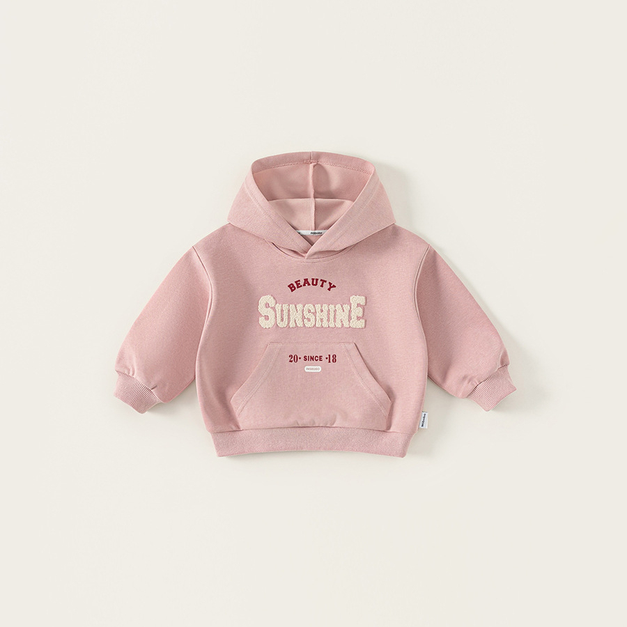 童裝秋季新款兒童上衣女寶寶衣服秋裝長袖女童連帽衛衣