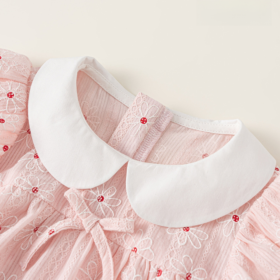 公主裙女童秋款童裙甜美a字裙週歲裙子女寶寶長袖連衣裙